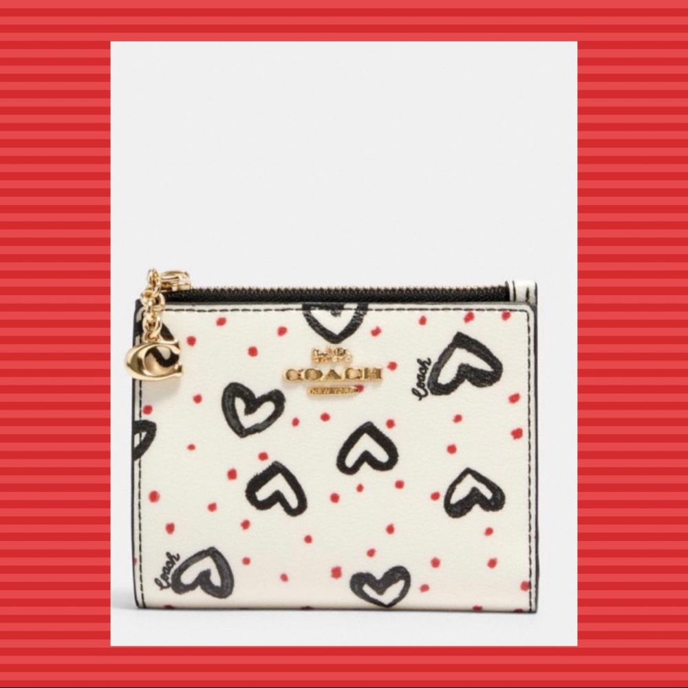♥️Authentic Coach Snap Card Case